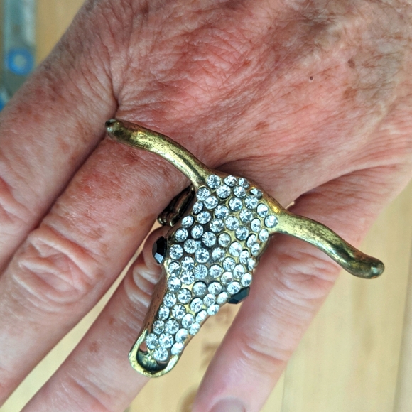 Long Horn Bling Ring o/s - Picture 2 of 8